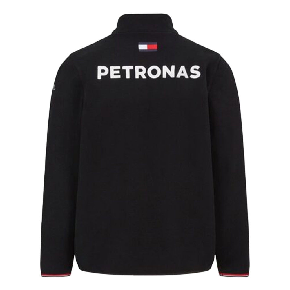 2022 Mercedes Half Zip Fleece (Black)_1
