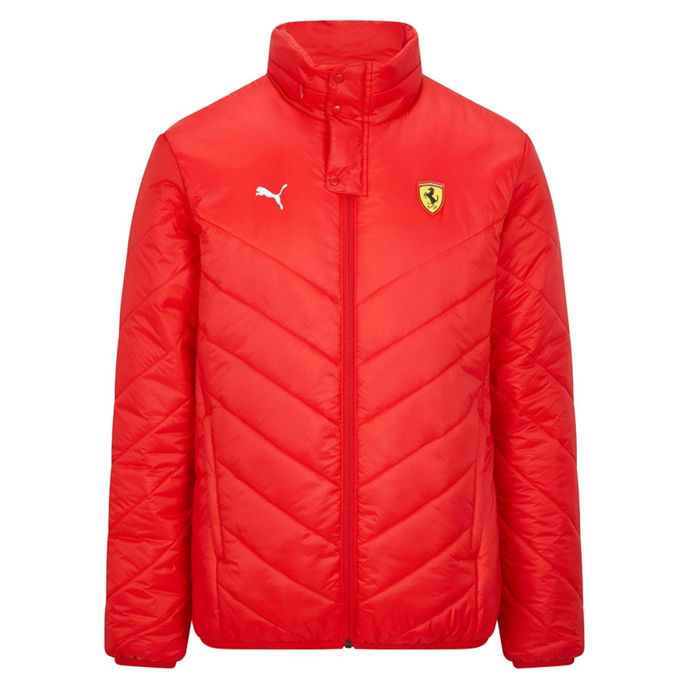 2021 Ferrari Mens Padded Jacket (Red)_0