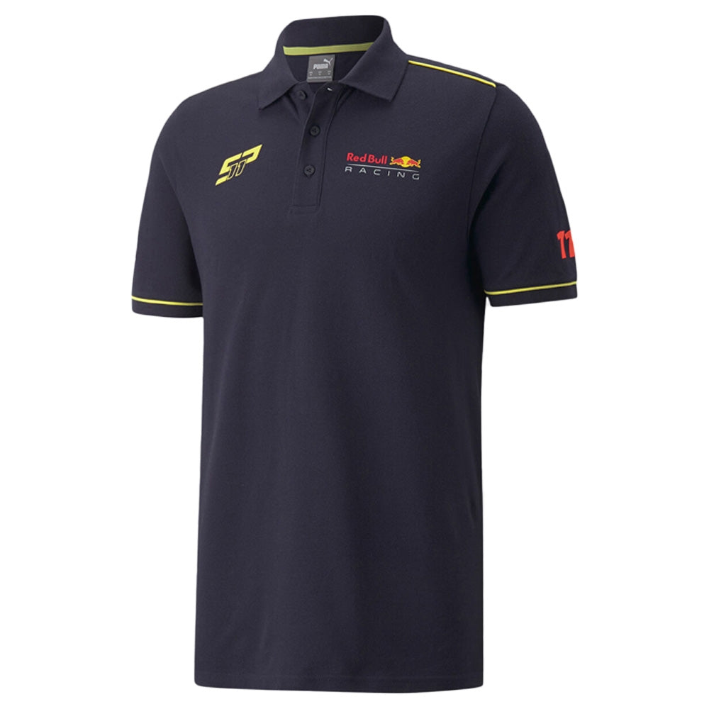 2022 Red Bull Sergio Perez Logo Polo - Night Sky_0