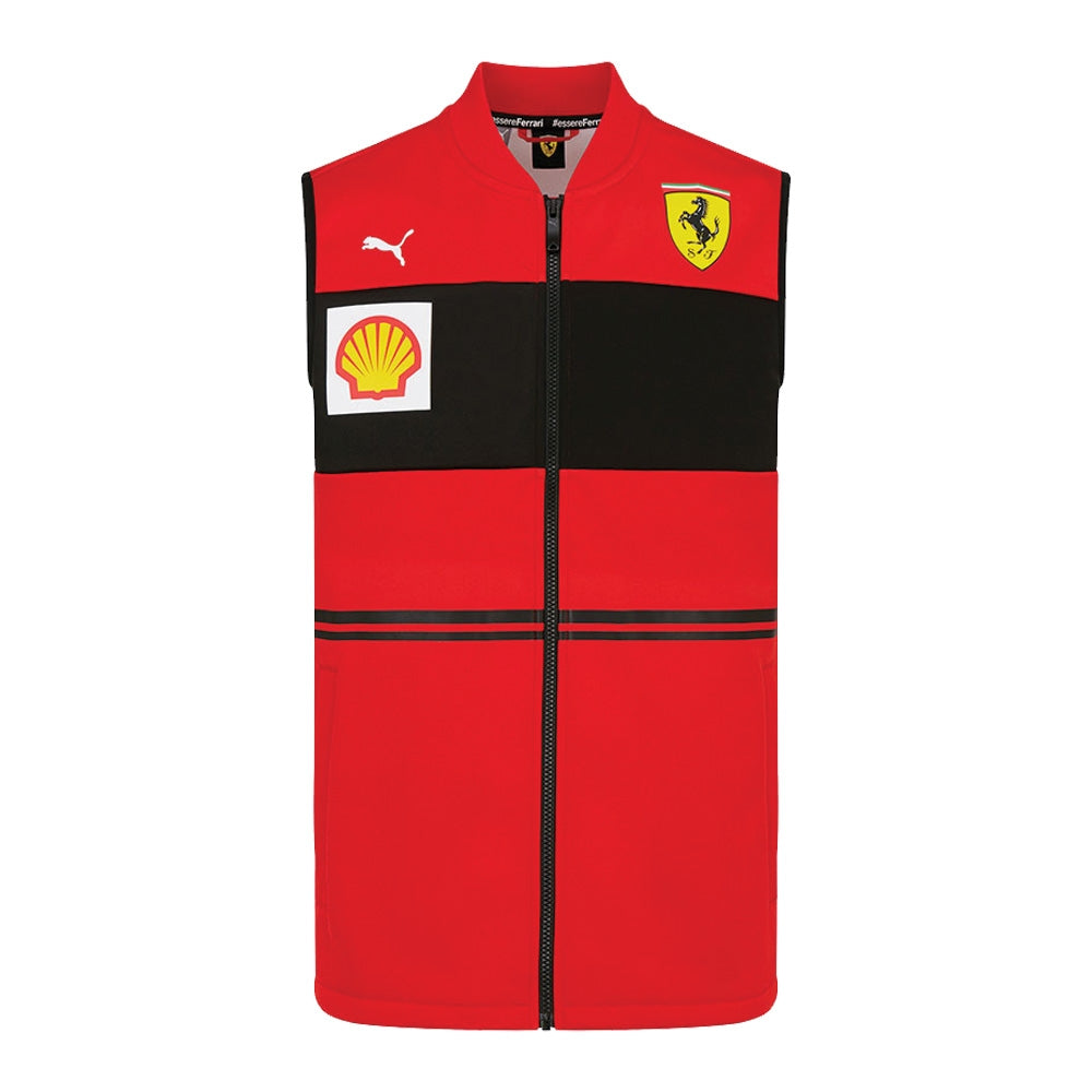 2022 Ferrari Mens Gilet (Red)_0