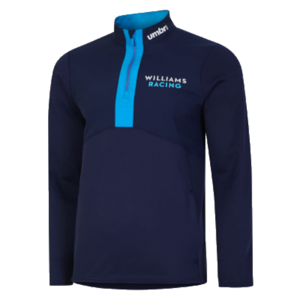2023 Williams Off Track Half Zip Fleece (Peacot)_0