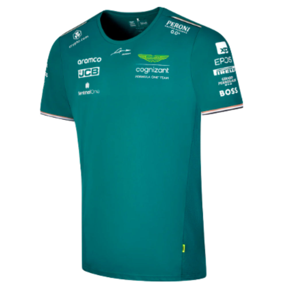 2023 Aston Martin Official Driver Tee Alonso (Green)_0