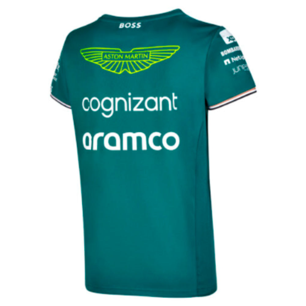 2023 Aston Martin Official Team Tee (Green) - Womens_1