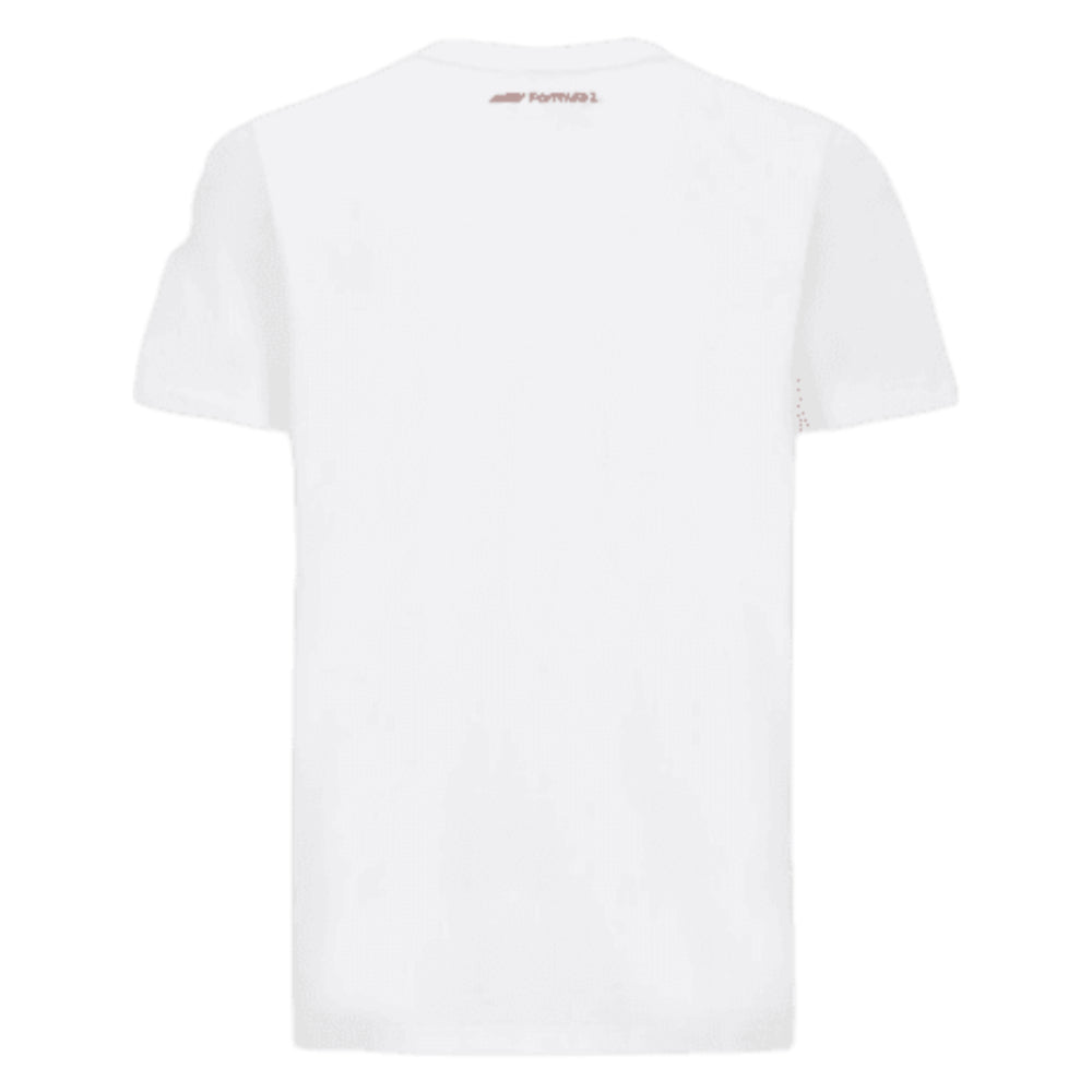 2023 F1 Formula One Mens Large Logo Tee (White)_1
