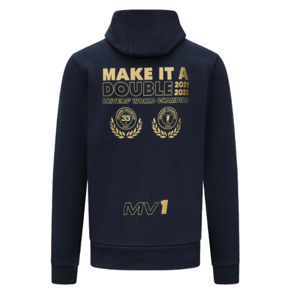 2022 Red Bull Racing Max Verstappen World Champion Hoodie (Navy)_1