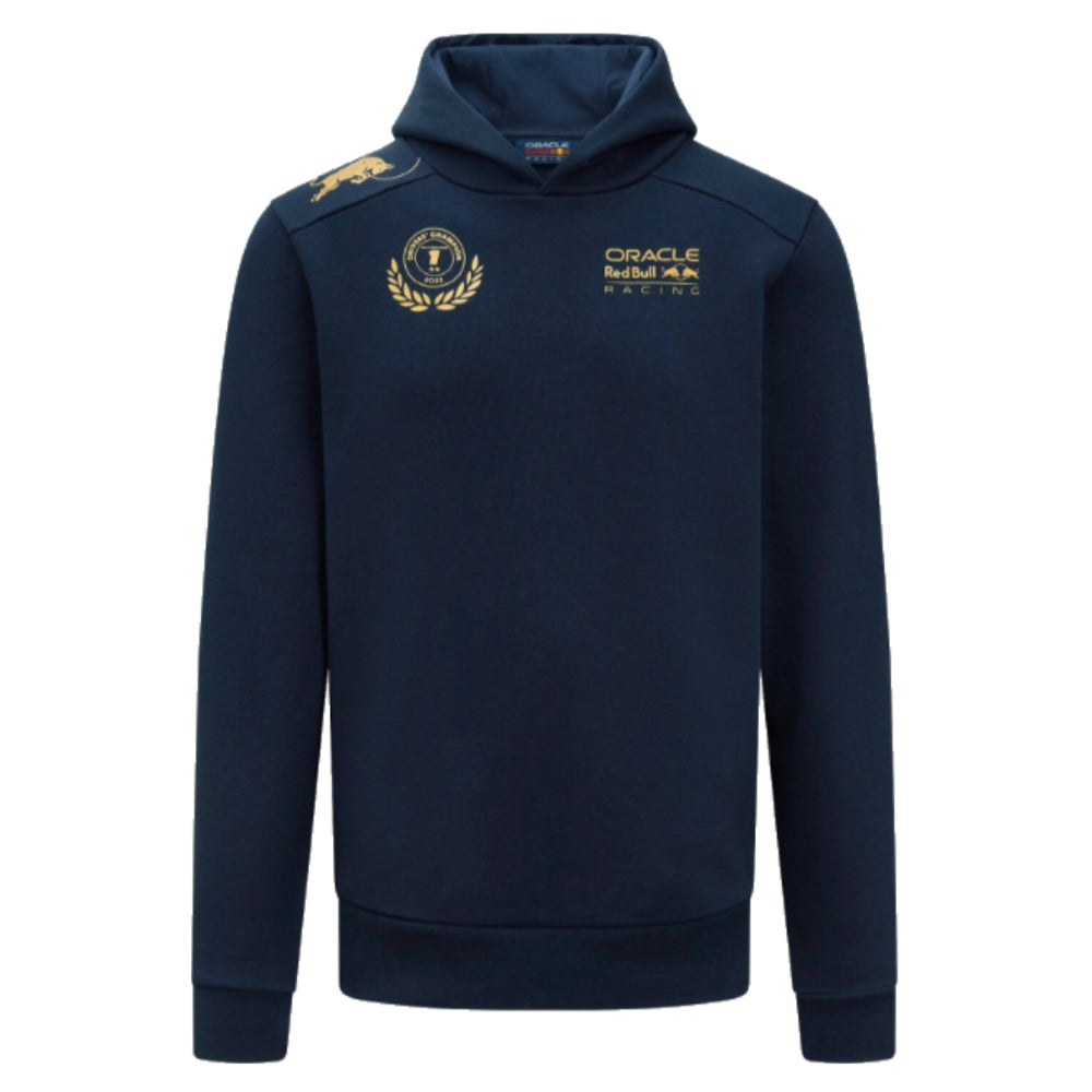 2022 Red Bull Racing Max Verstappen World Champion Hoodie (Navy)_0