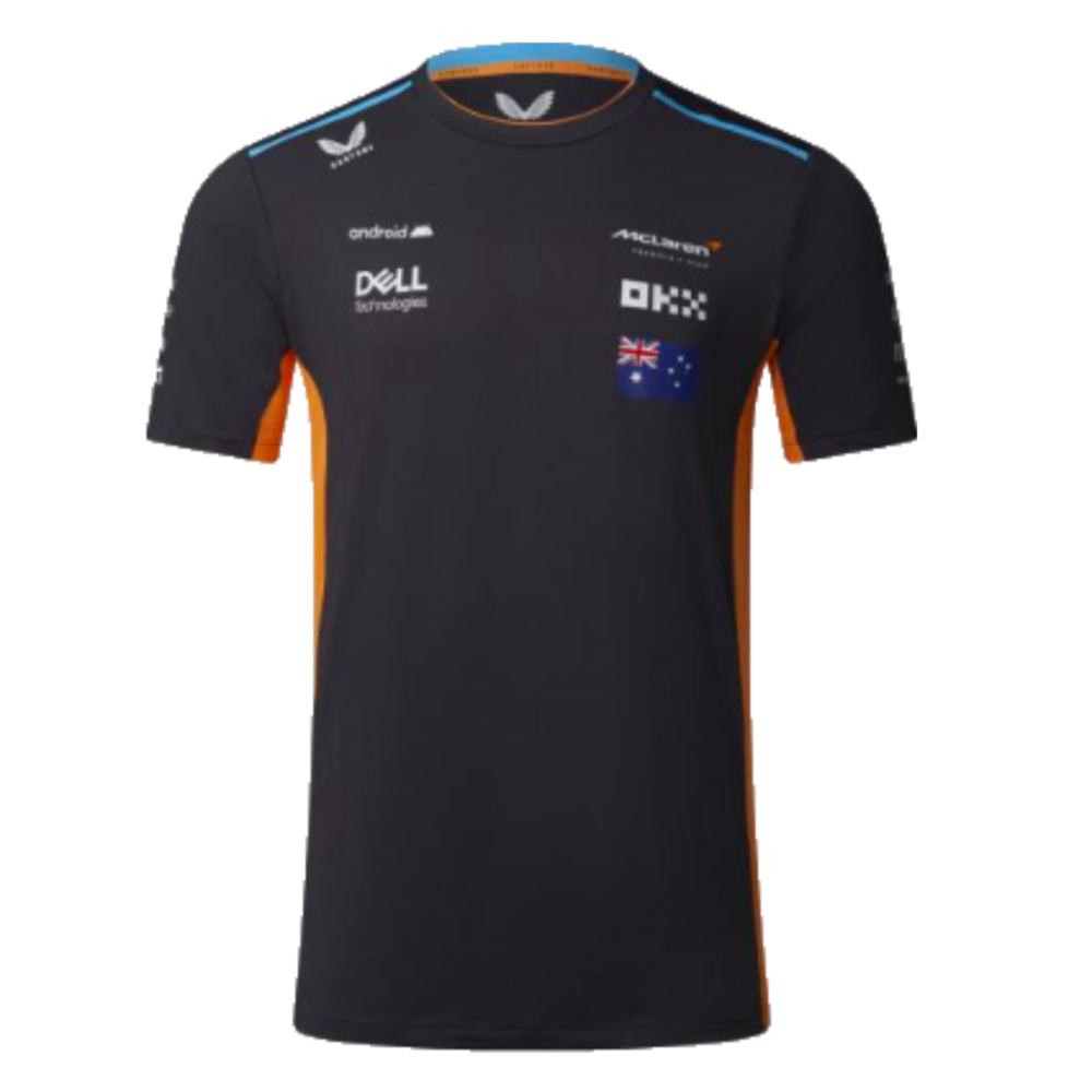 2023 McLaren Oscar Piastri Set Up T-Shirt (Phantom)_0
