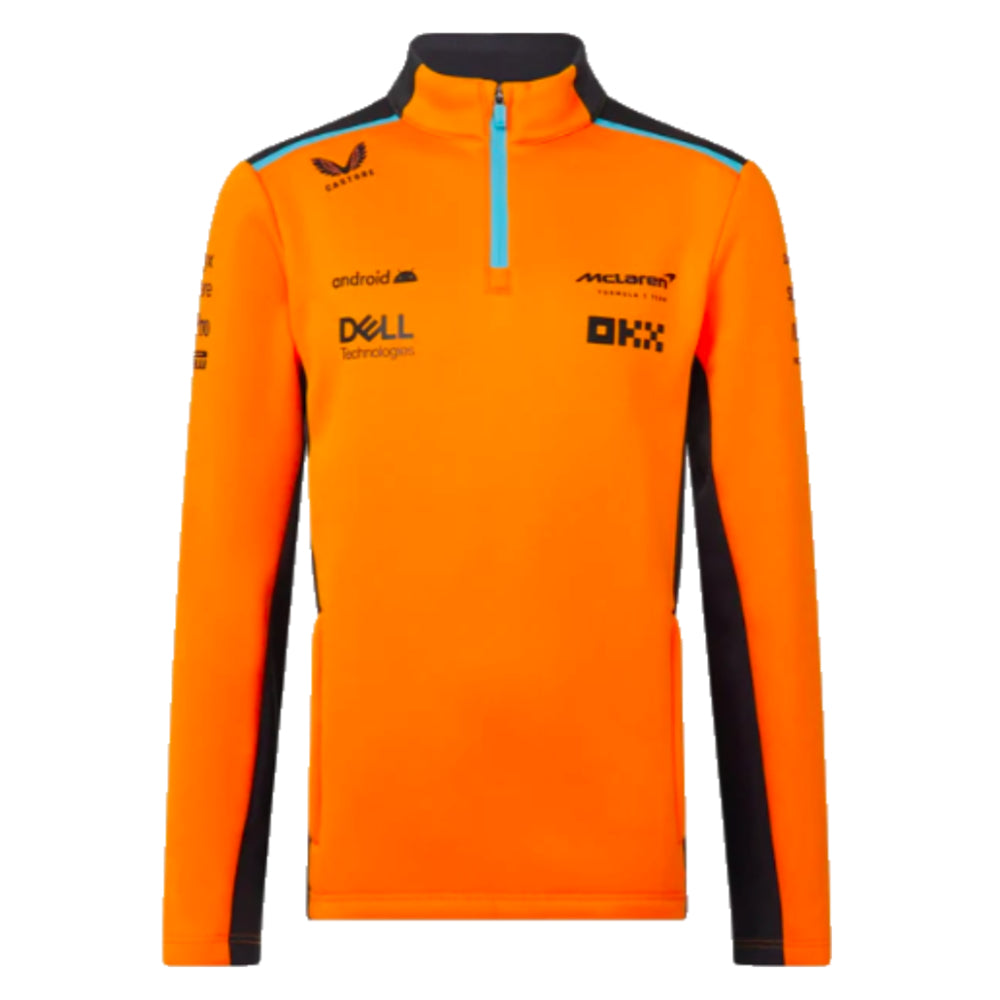 2023 McLaren Quarter Zip Top - Kids (Autumn Glory)_0