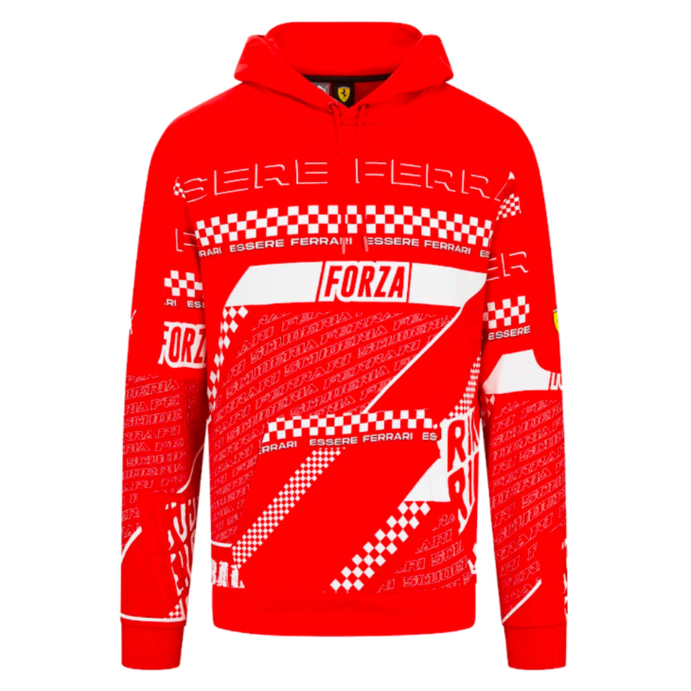 2023 Ferrari Graphic Hoody (Red)_0