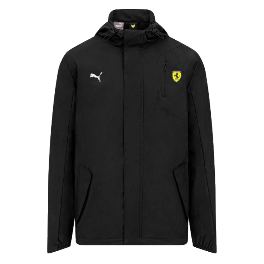 2023 Ferrari Fanwear Rain Jacket (Black)_0