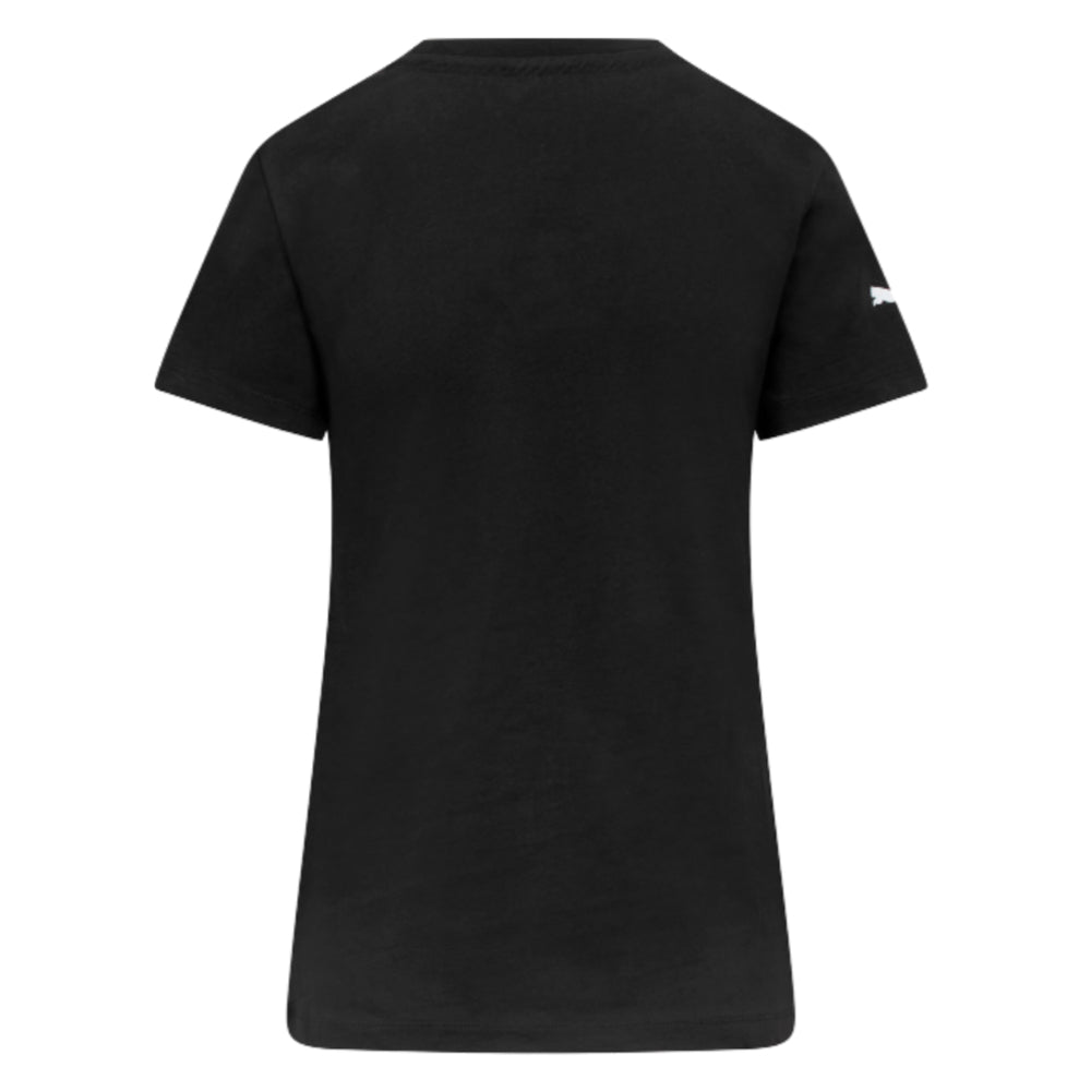 2023 Ferrari Fanwear Big Shield Tee (Black) - Ladies_1