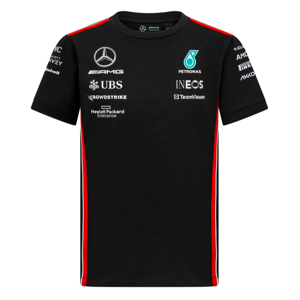 2023 Mercedes Driver Tee (Black) - Kids_0