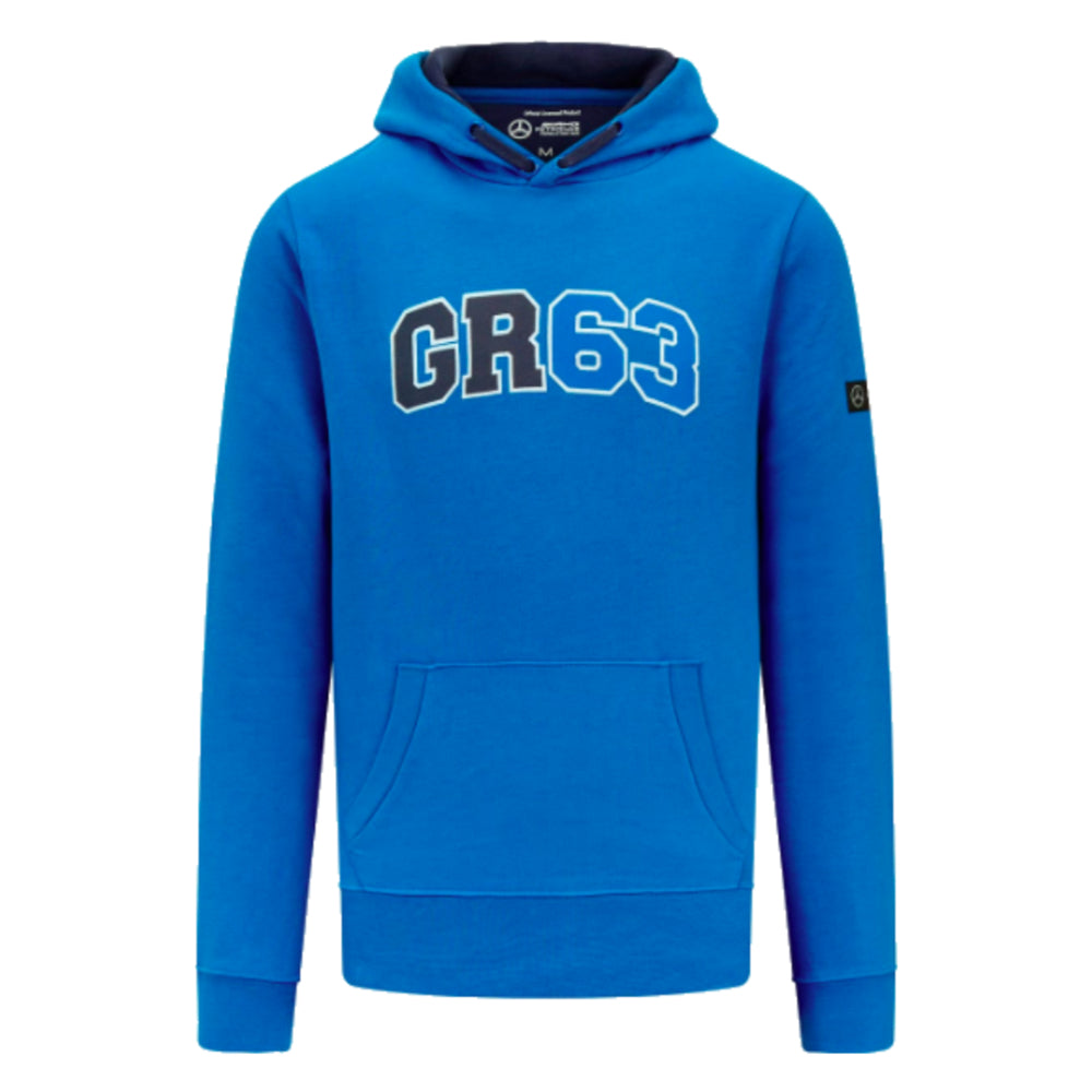 2023 Mercedes George Russell Hoodie (Blue)_0