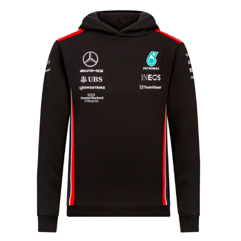 2023 Mercedes-AMG Team Hoodie (Black) - Kids_0