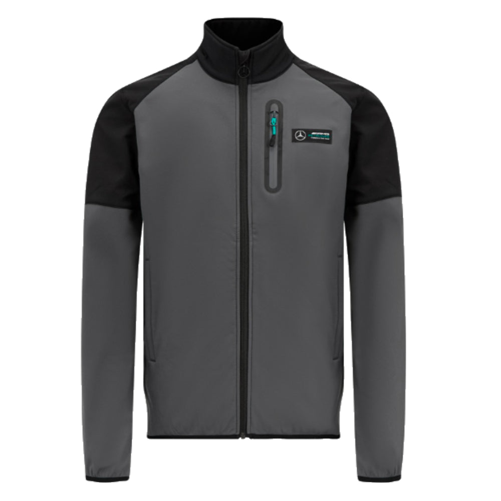 2023 Mercedes AMG Petronas Softshell Jacket (Black)_0