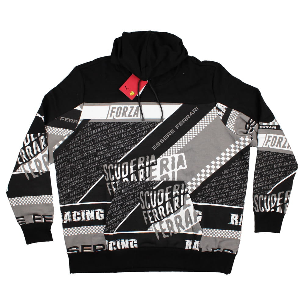 2023 Ferrari Fanwear Graphic Hoodie (Black)_0
