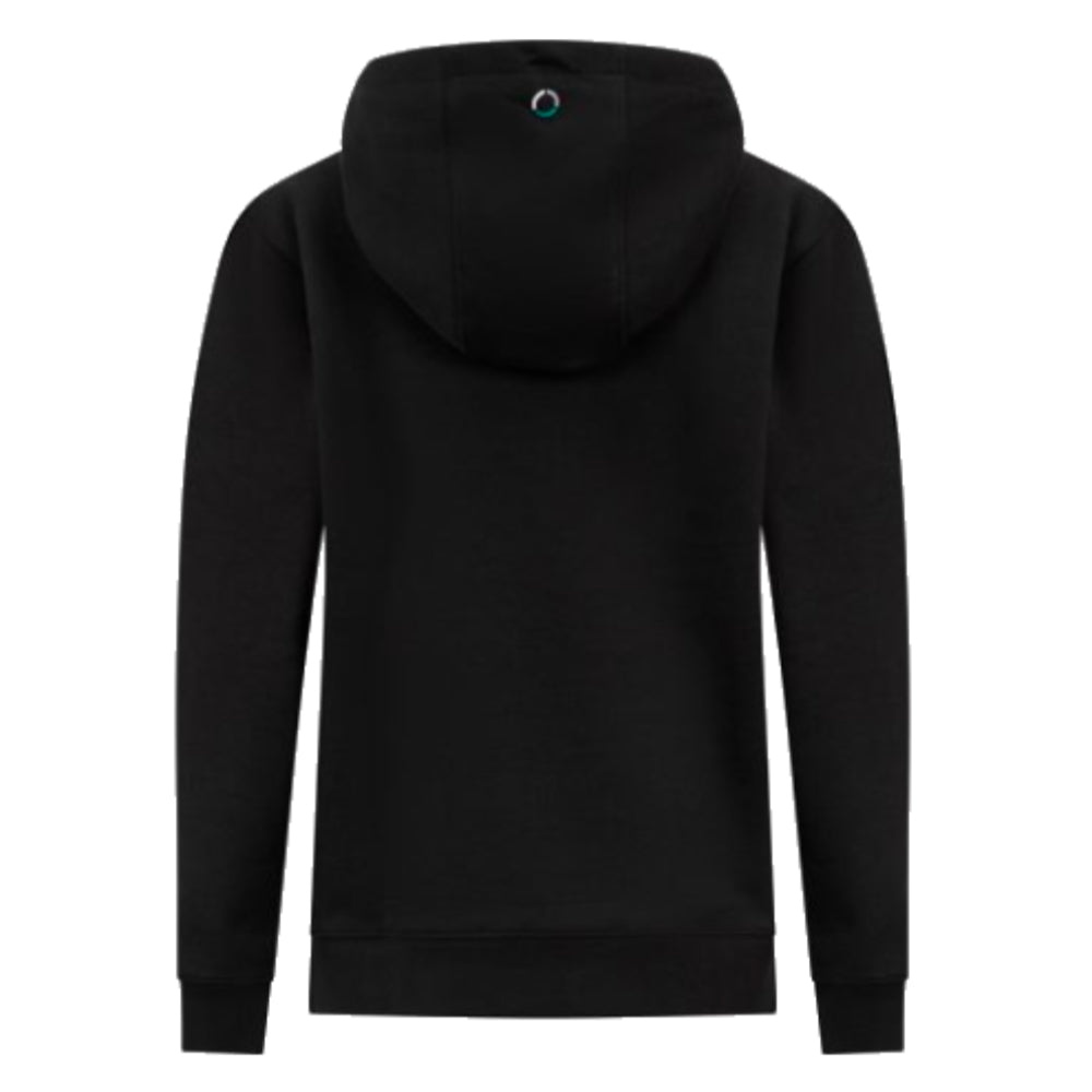 2023 Mercedes-AMG Petronas Logo Hoodie (Black) - Kids_1