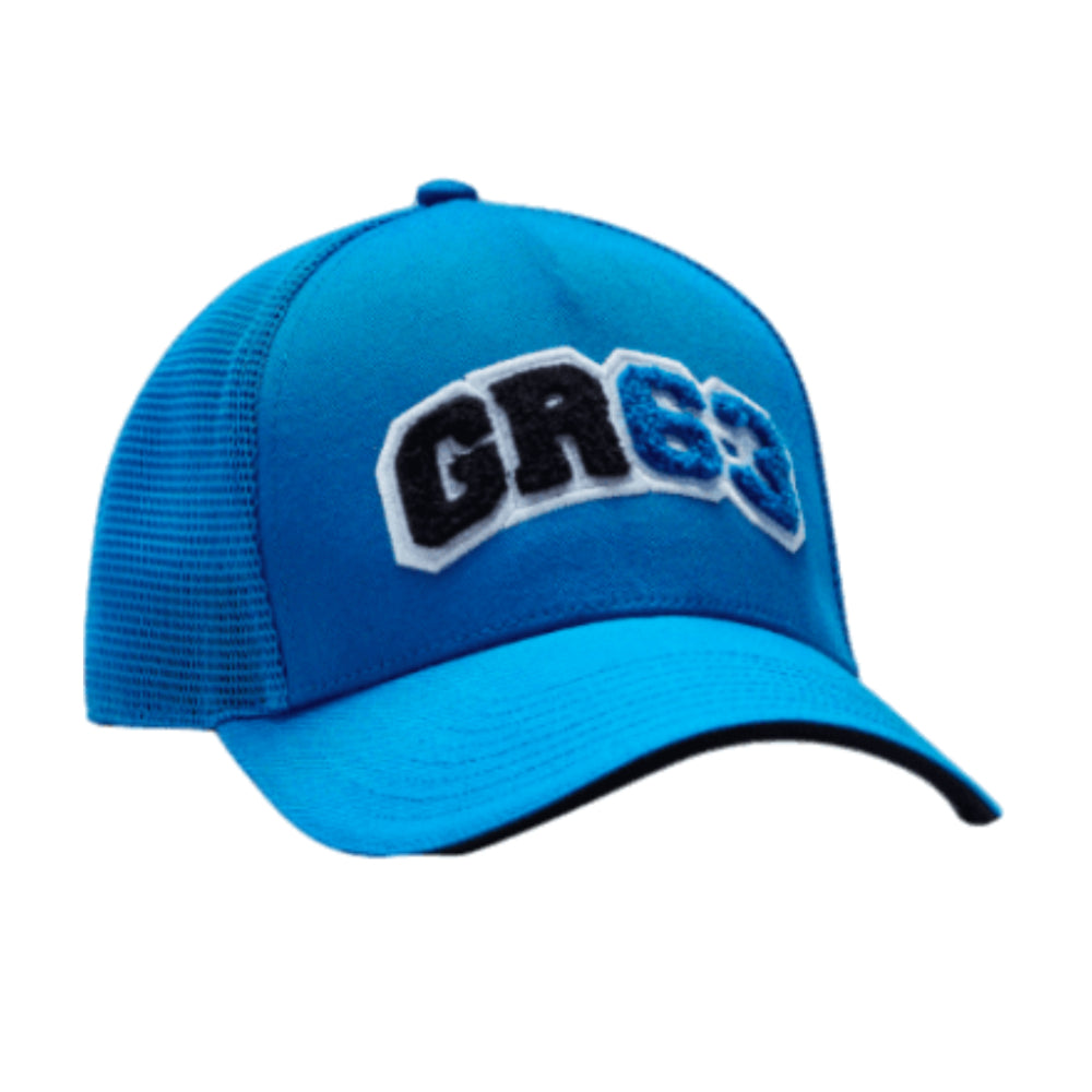 2023 Mercedes George Russell Trucker Cap (Blue)_0
