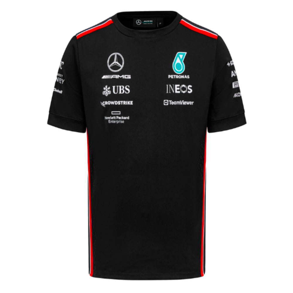 2023 Mercedes AMG Petronas Team Driver T-Shirt - Black_0
