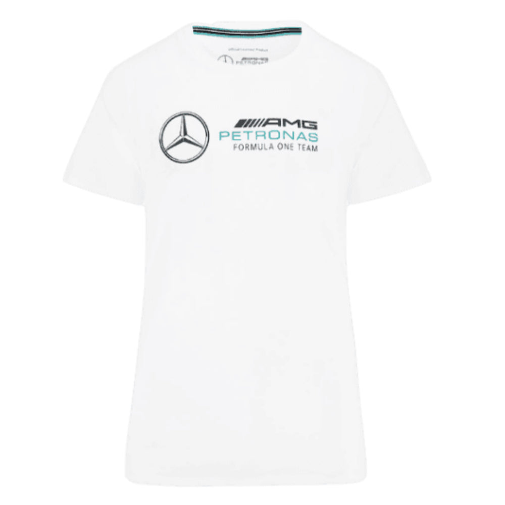 2023 Mercedes-AMG Petronas Large Logo T-Shirt (White) - Ladies_0