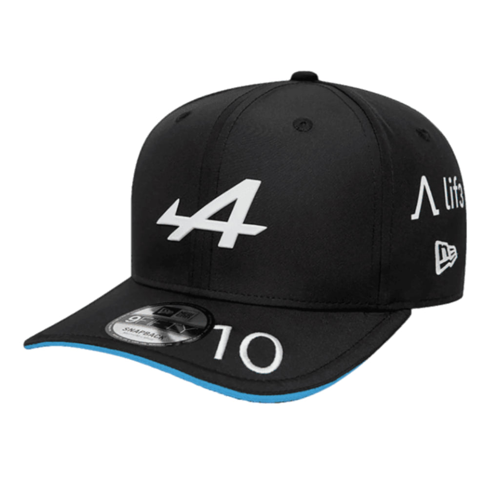 Alpine Pierre Gasly Black 9FIFTY Snapback Cap (Black)_1