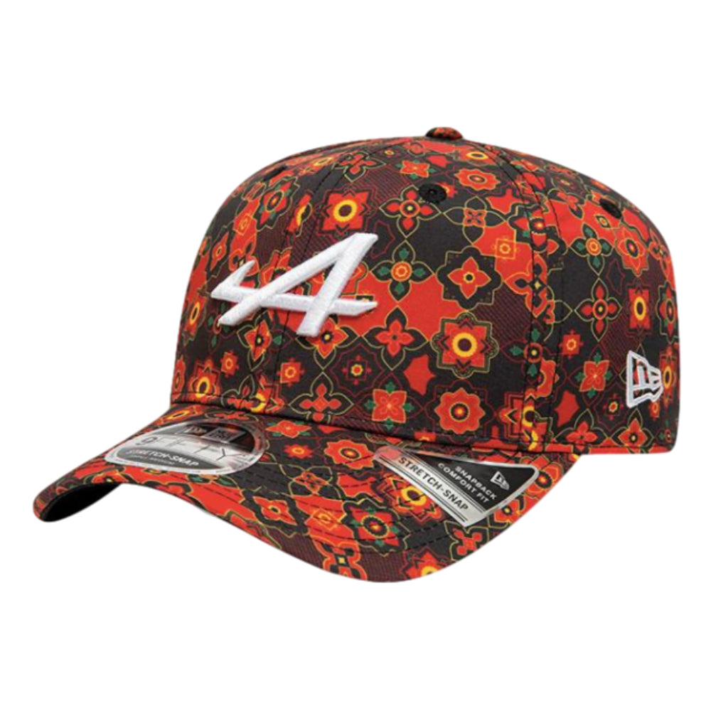 2023 Alpine Barcelona Race Special All Over Print Red 9FIFTY Stretch Snap Cap_1