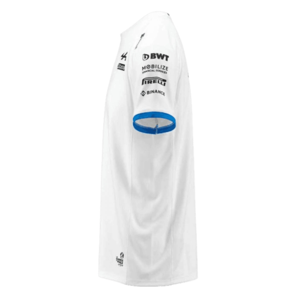 2023 Alpine Team Pierre Gasly T-Shirt (White)_1