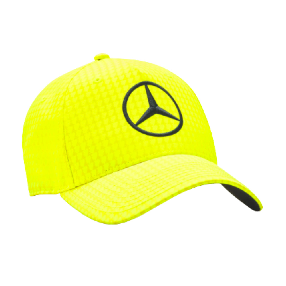 2023 Mercedes Lewis Hamilton Driver Cap (Neon Yellow)_0