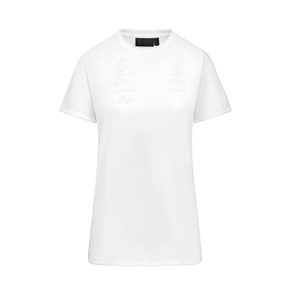 2023 Mercedes Stealth Tee - Ladies (White)_0