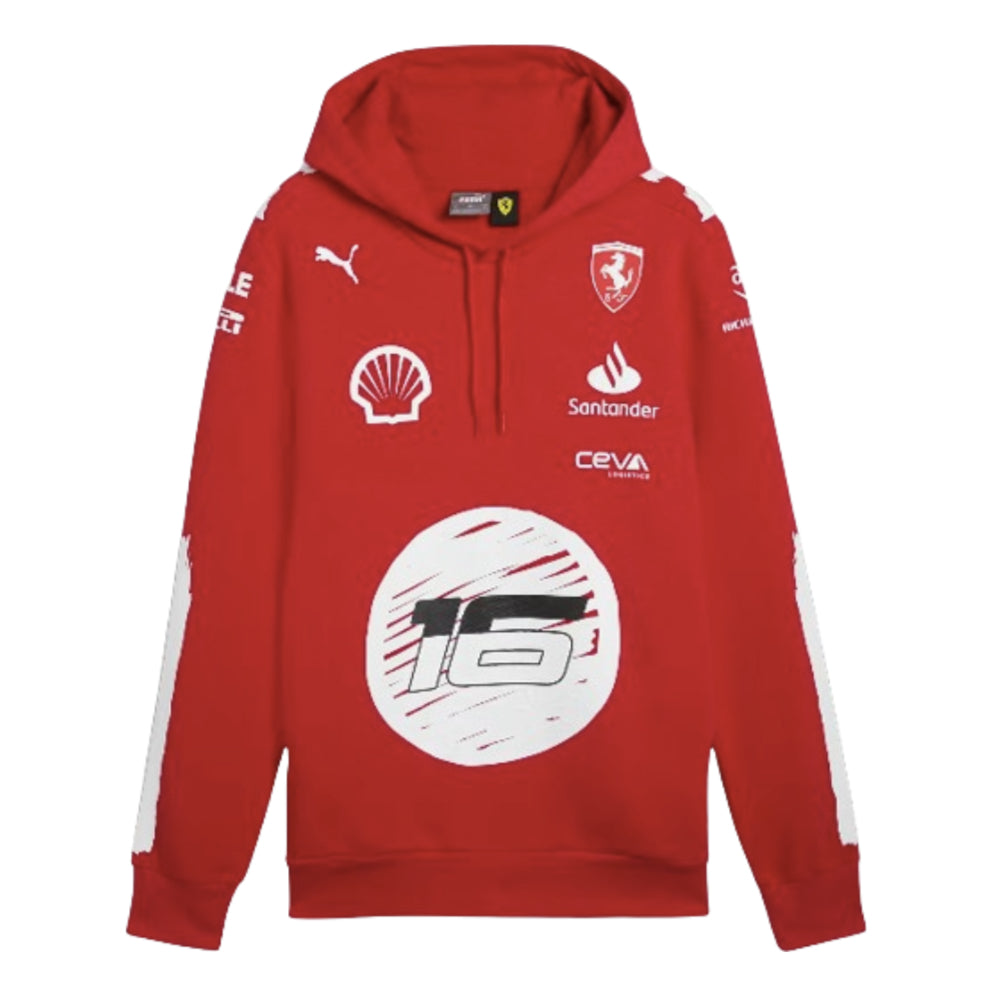 2023 Ferrari x Joshua Vides Replica Hoody Leclerc_0