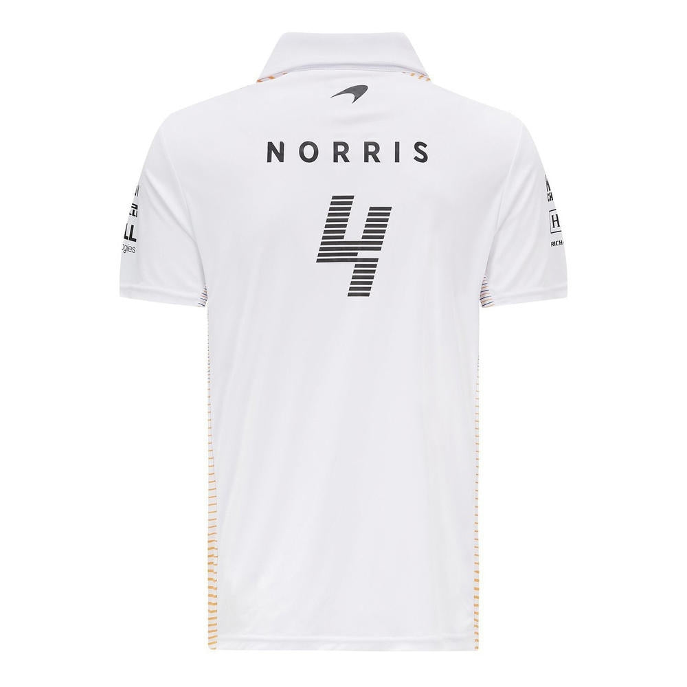2020 McLaren Lando Norris Polo Shirt (White)_1