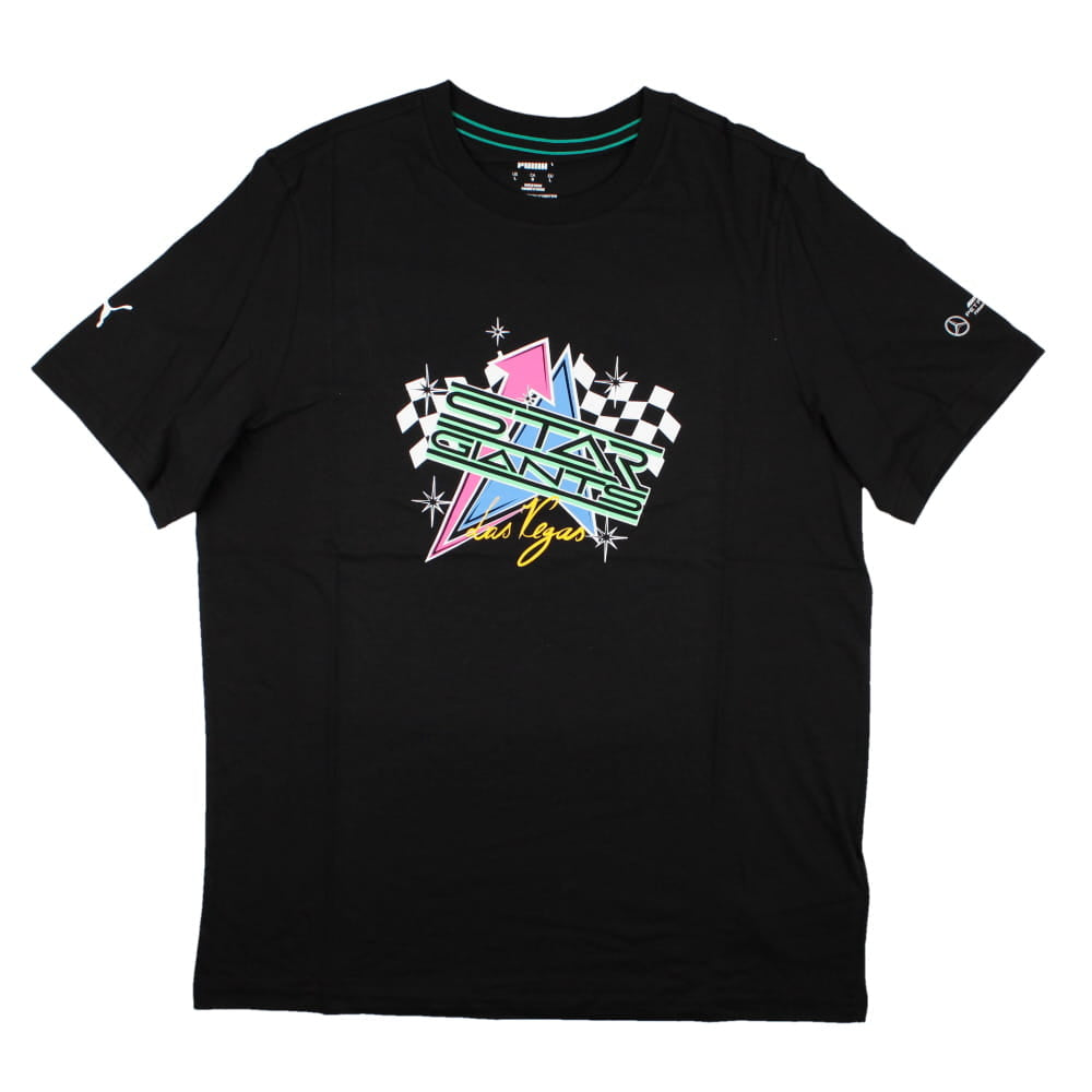2023 Mercedes Garage Crew Las Vegas Tee (Black)_0