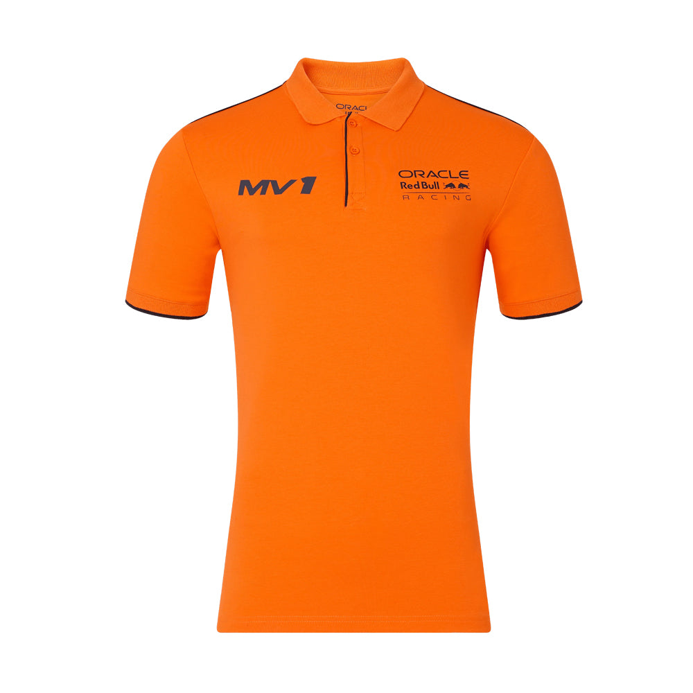 2024 Red Bull Racing Max Verstappen Polo Shirt (Orange)_0