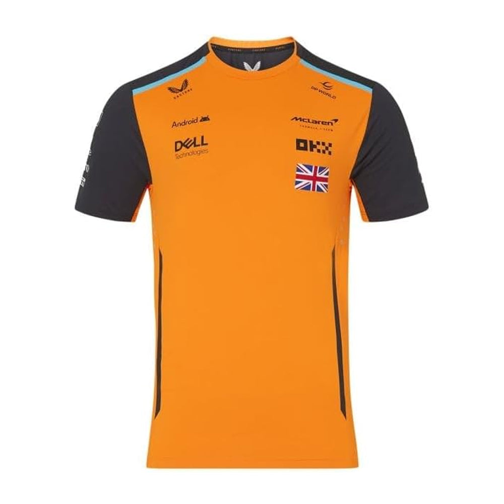 2024 McLaren Lando Norris Replica Setup T-shirt (Autumn Glory)_0