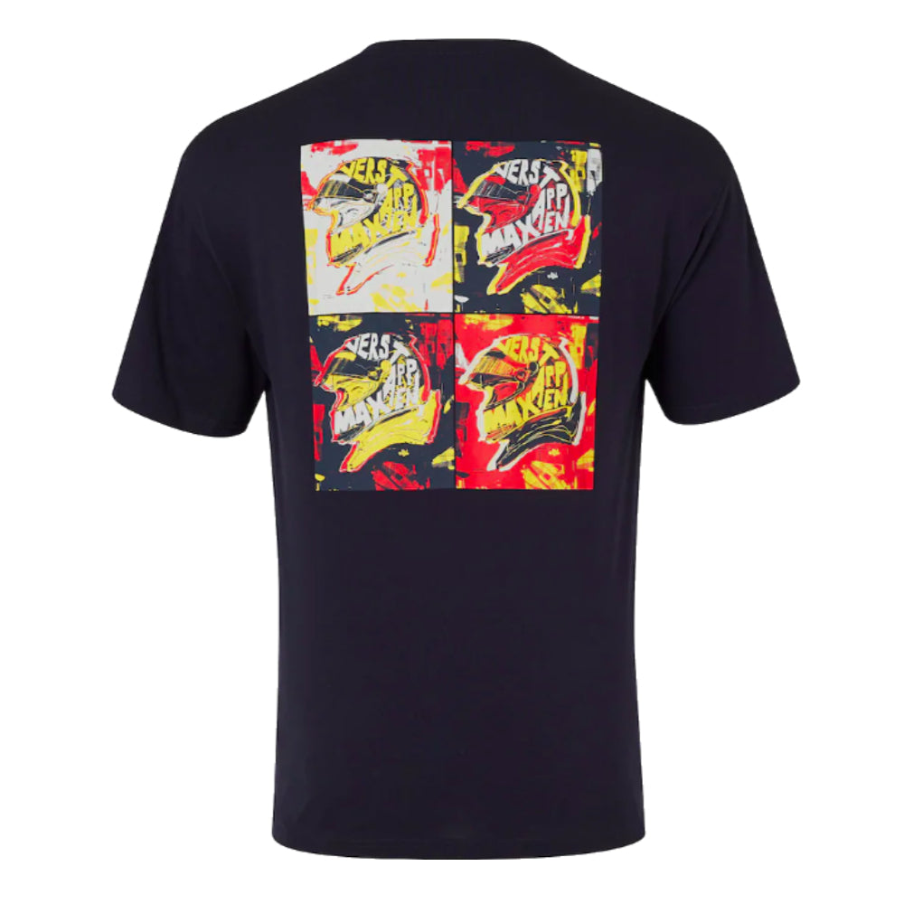 2024 Red Bull Max Verstappen Pop Art Oversized Tee (Navy)_1