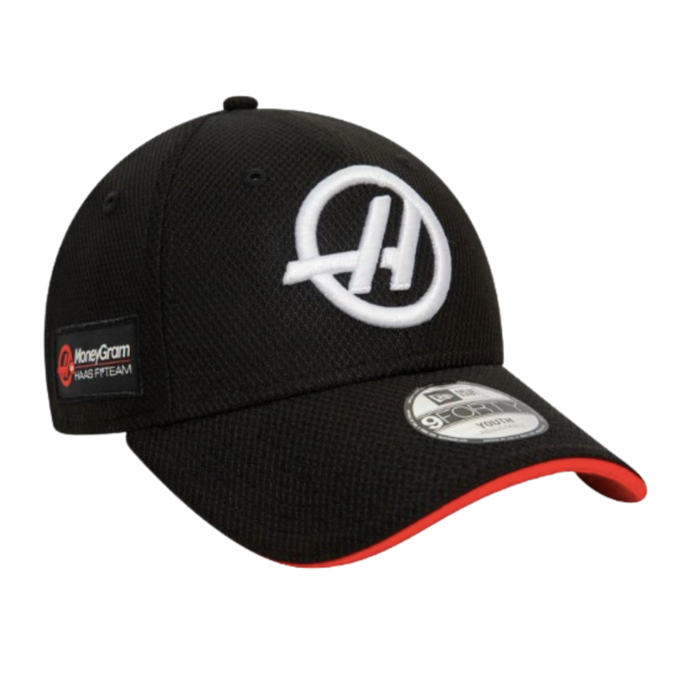 2024 Haas Team 9Forty Kids Cap (Black) - Youth_0