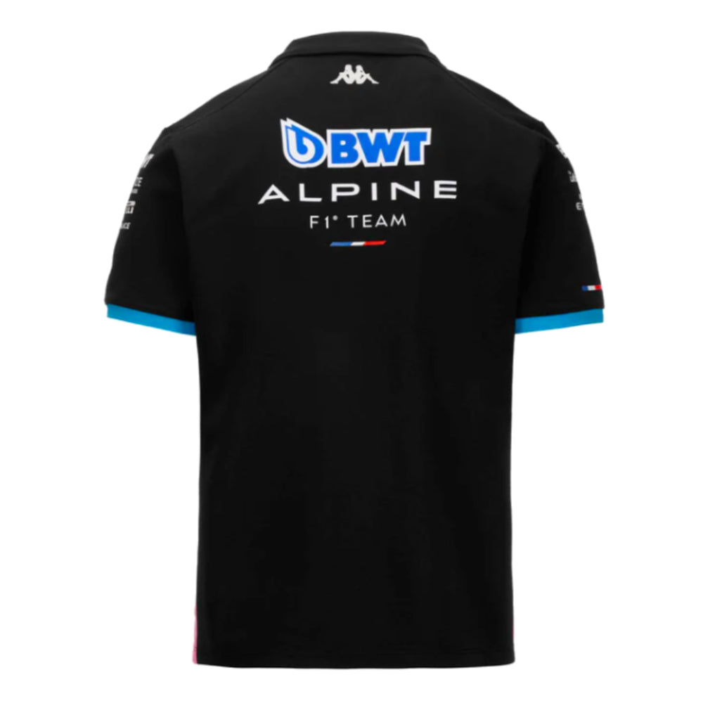 2024 Alpine BWT Team Polo Shirt (Black) - Kids_1