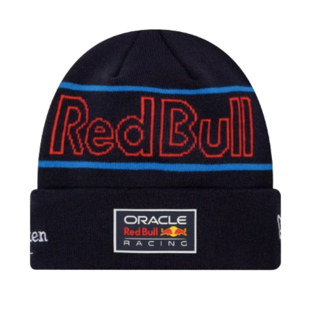 2024 Red Bull Racing Max Verstappen Team Navy Cuff Knit Beanie Hat_1