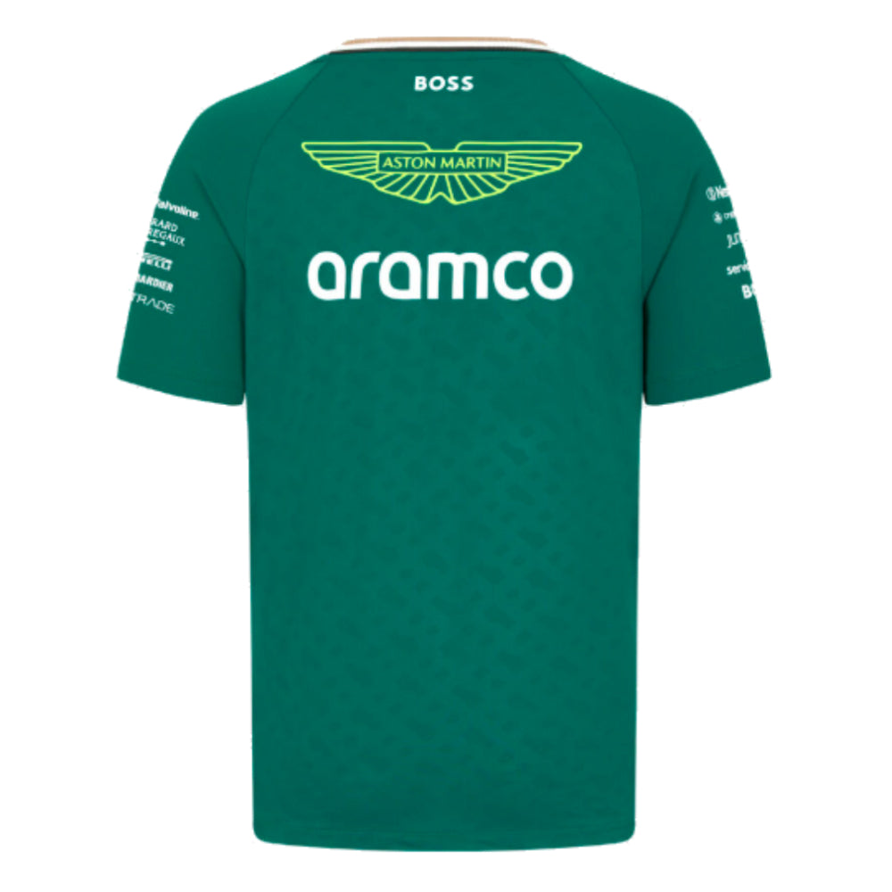 2024 Aston Martin Team T-Shirt (Green) - Kids_1