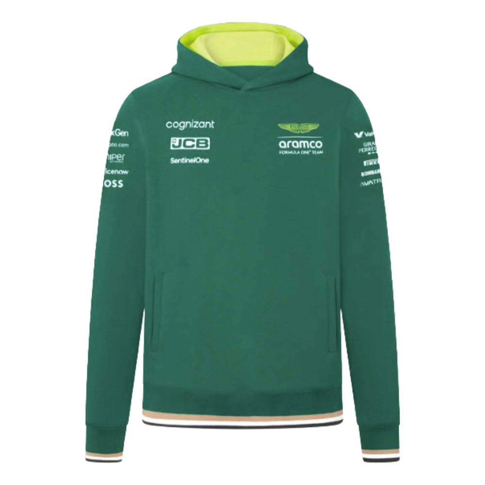 2024 Aston Martin Team Hoody (Green) - Kids_0