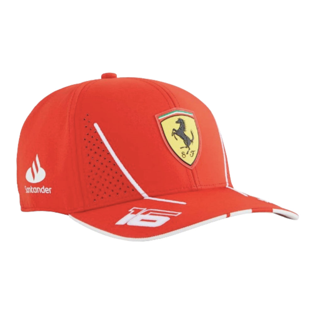 2024 Scuderia Ferrari Charles Leclerc Driver Cap (Red) - Kids_0
