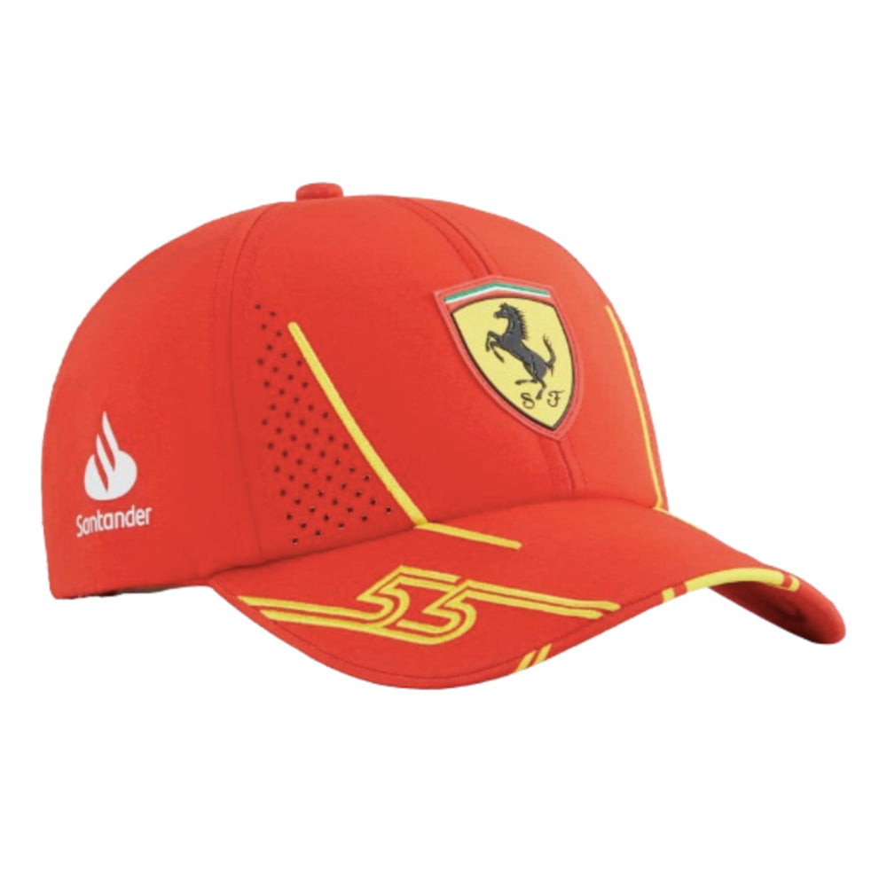 2024 Ferrari Carlos Sainz Driver Cap (Red) - Kids_0