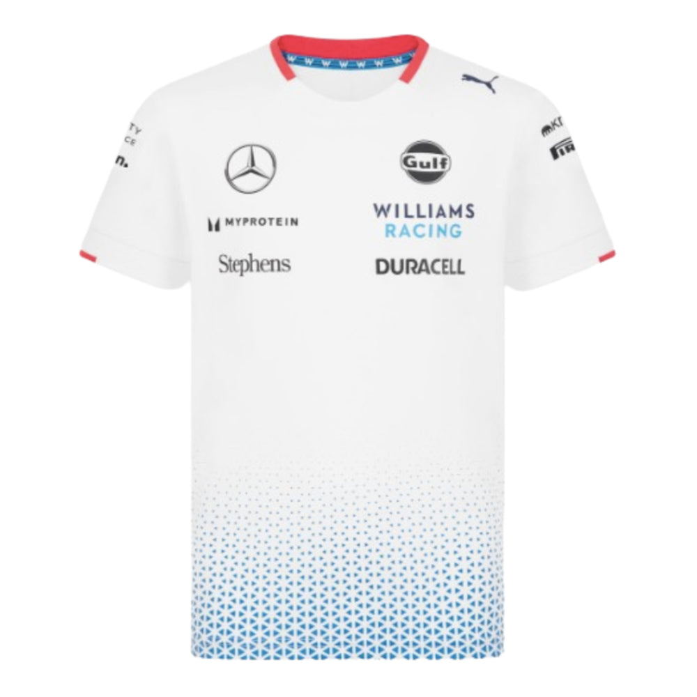 2024 Williams Racing Team T-Shirt (White) - Kids_0