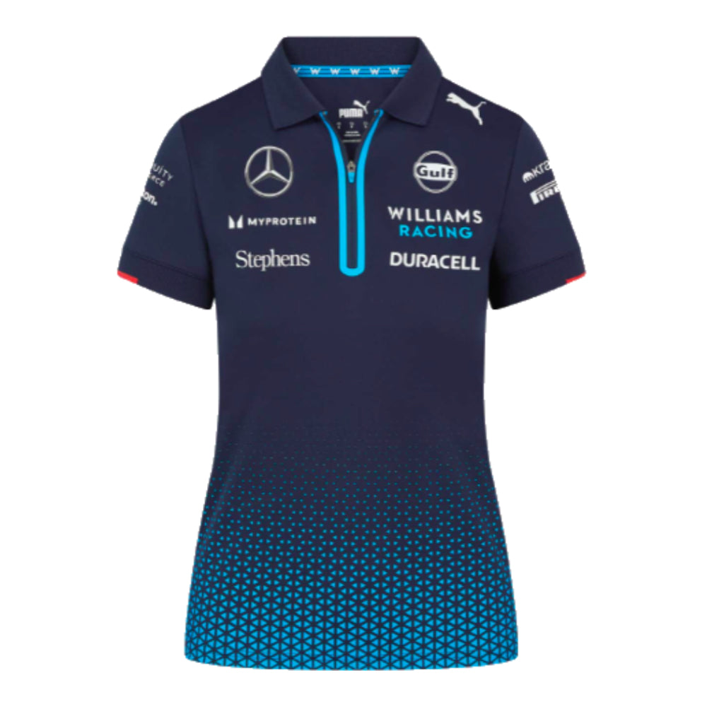 2024 Williams Racing Team Polo Shirt (Navy) - Womens_0