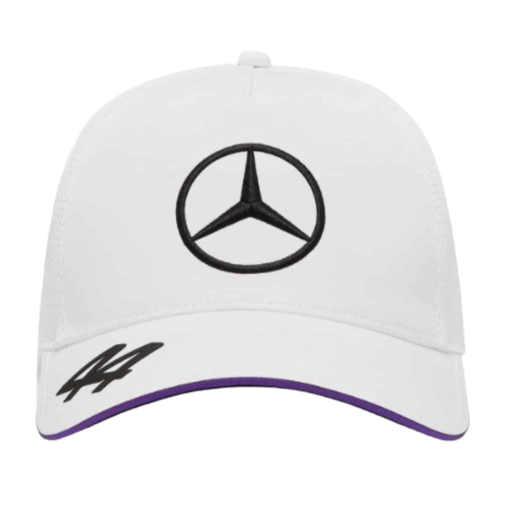 2024 Lewis Hamilton Mercedes Team Trucker Cap (White)_0