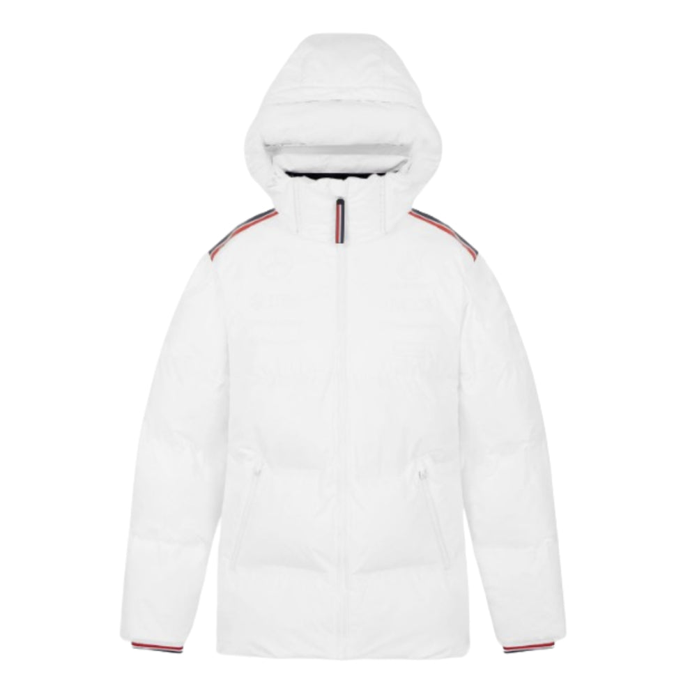 2024 Mercedes-AMG Mens Team Puffer Jacket (White)_0