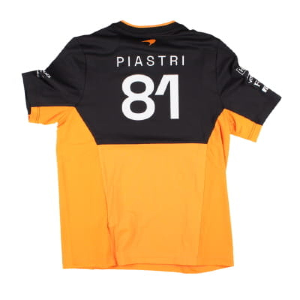 2024 McLaren Replica Oscar Piastri Set Up T-shirt (Autumn Glory) - Kids_0