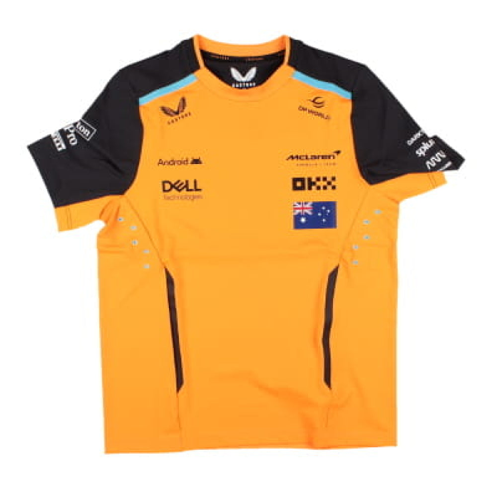 2024 McLaren Replica Oscar Piastri Set Up T-shirt (Autumn Glory) - Kids_1