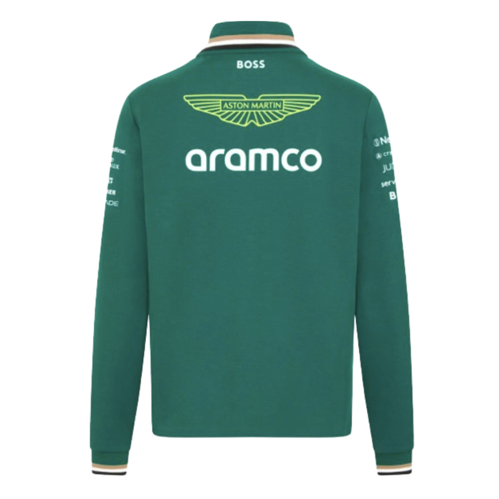 2024 Aston Martin Team 1/4 Zip Sweater (Green)_1