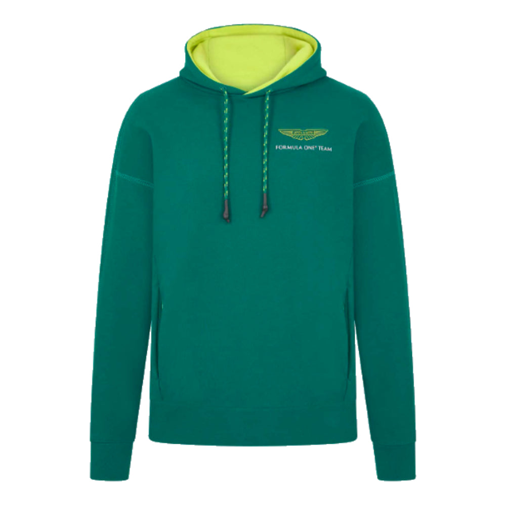 2024 Aston Martin Mens Logo Hoody (Green)_0